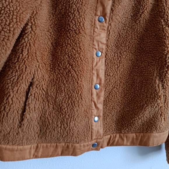 Madewell Brown Teddy Jacket - Picture 4 of 10
